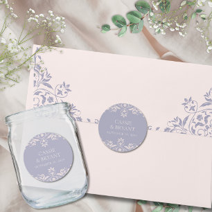 Adesivo Casamento Chic Lilac Roxo Elegante