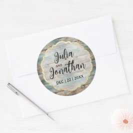 Adesivo Casamento chique Pastel Wood