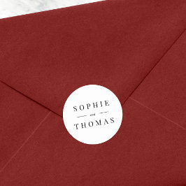 Adesivo Casamento Clássico Negro e Branco