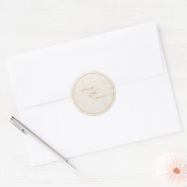 Adesivo Casamento com Caligrafia Floral Elegante