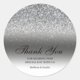 Adesivo Casamento com Lixo Silver Elegante