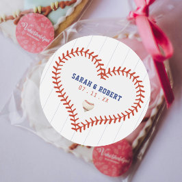 Adesivo Casamento com Pinstripe no Baseball Softball Sport