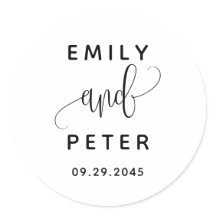 Casamento com Tipografia de Script Negra