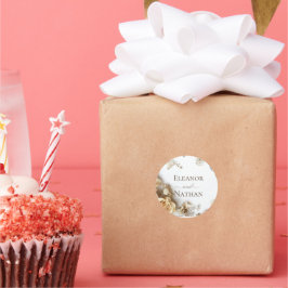 Adesivo Casamento da primavera dos Rosas do Ouro Modern Bo