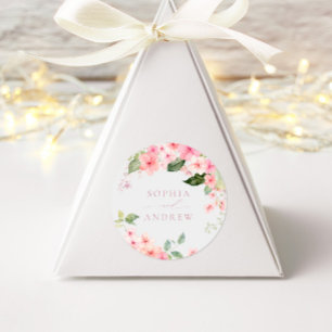 Adesivo Casamento das Flores de Sakura Rosa Elegante