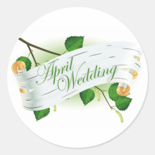 Adesivo Casamento de abril : Folhas da temporada :