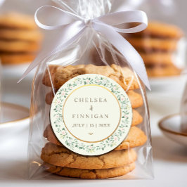 Adesivo Casamento de Arca Floral Elegante