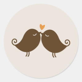 Adesivo Casamento de Autumn Lovebird