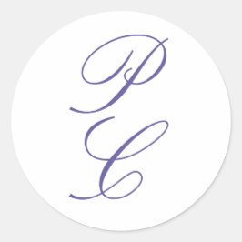 Adesivo Casamento de Caligrafia Monográfica Elegante