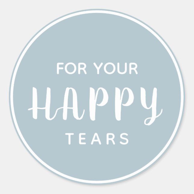 Adesivo Casamento de Camadas Felizes | Caixa de Tecidos (Frente)