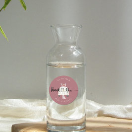 Adesivo Casamento de carro Vintage Pink