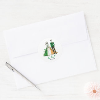 Adesivo Casamento de Casal na Irlanda