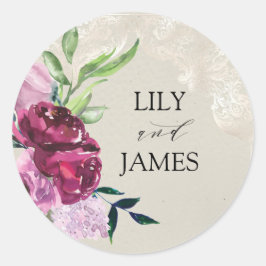 Adesivo Casamento de cinzas de pomba decorativa e vinho e 