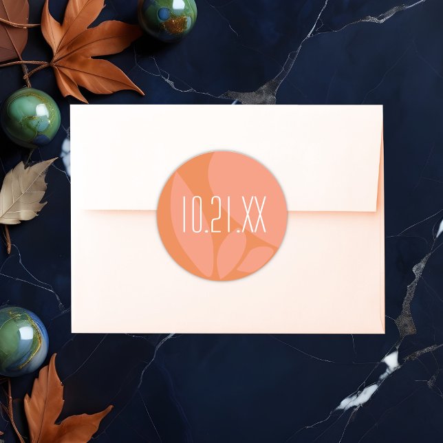 Adesivo Casamento de Colagem de Cores Modernas (Criador carregado)