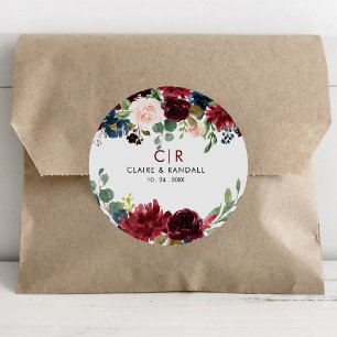 Adesivo Casamento de Delícia Floral Colorida Elegante