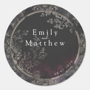 Adesivo Casamento de Elegância Gótica Vitoriana