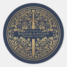 Casamento de Espada Real Medieval Azul