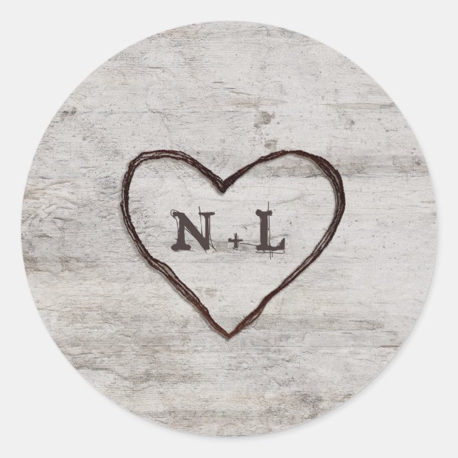 Adesivo Casamento De Feiticeiros Rústicos De Berço (Frente)