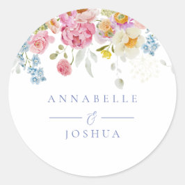 Adesivo Casamento de Florais de Jardim Suave