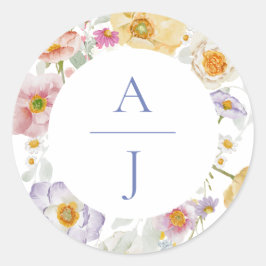 Adesivo Casamento de Florais de Jardim Suave