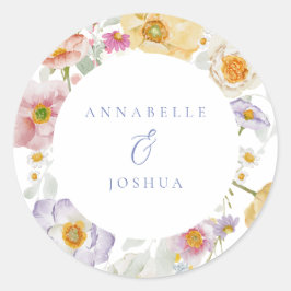 Adesivo Casamento de Florais de Jardim Suave