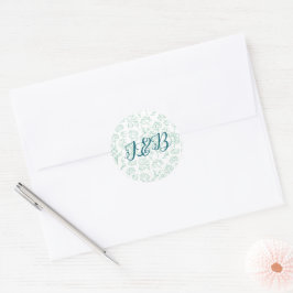 Adesivo Casamento de Flores de Peônias Desenhadas em Mão V