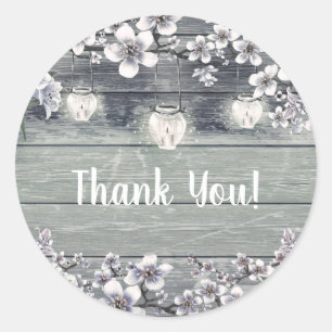 Adesivo Casamento de Flores e Lanternas de Cereja de inver