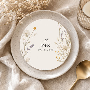 Adesivo Casamento de Flores Silvestres Elegantes