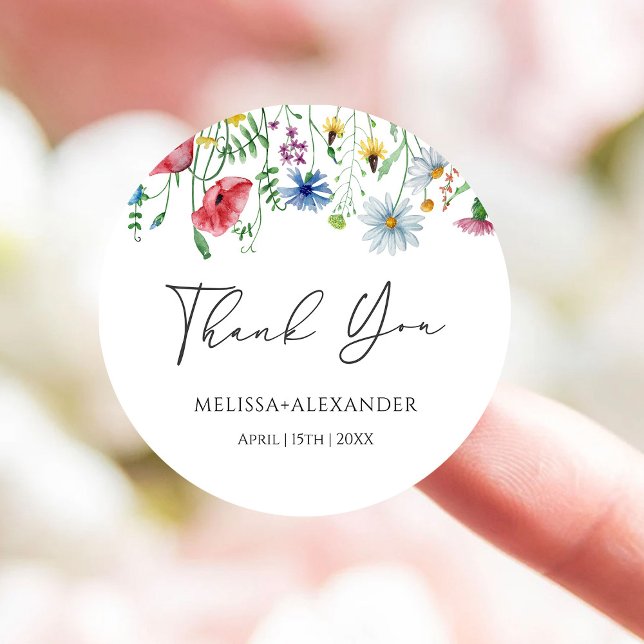 Adesivo Casamento de Florestas do Jardim de Flores Selvage (Criador carregado)