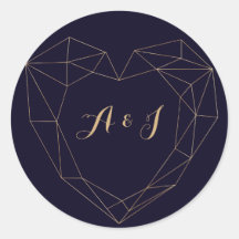 Casamento de Frame Geométrico Dourado do Elegante