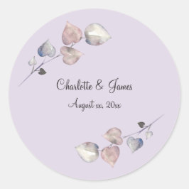 Adesivo Casamento de Heather Escocês Suave e Roxo