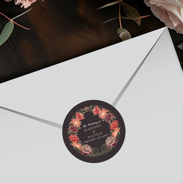 Adesivo Casamento de Jardim Floral Encantado com Fantasia  (Criador carregado)