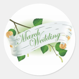Adesivo Casamento de março : Folhas da temporada :