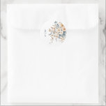 Adesivo Casamento De Molho Terrestre De Tonelada Suave<br><div class="desc">Elevem seu dia especial com este elegante adesivo de envelope de casamento de cor d'água, com uma mistura harmoniosa de pastéis mudados como pêssego, bege, azul empoeirado e verde macio. O delicado design floral cria uma estética serena, natural, perfeita para casais que buscam um olhar romântico e eterno com um...</div>