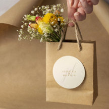 Casamento de Monograma de Script Mínimo Moderno El