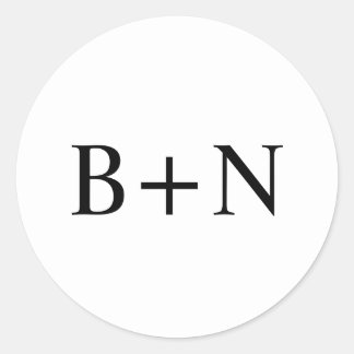 Adesivo Casamento de Monograma Personalizado Minimalista C