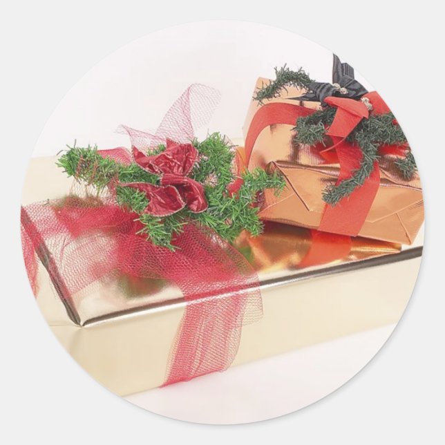 Adesivo Casamento de Natal de casamento no inverno (Frente)