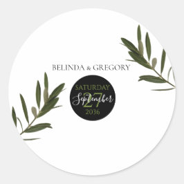 Adesivo Casamento de Oliveira Greenery