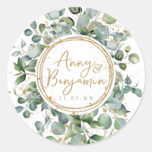 Adesivo Casamento de ouro de Eucalyptus