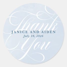 Adesivo Casamento de Paisagem de Encantamento de Aquarelas