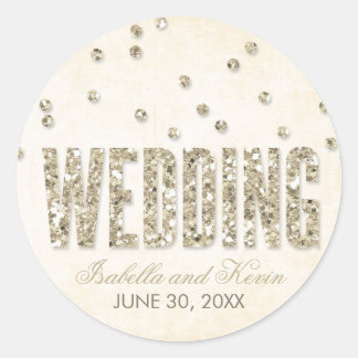 Adesivo Casamento de Pontos de Confetti com Olhar para a G