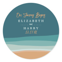 Casamento de Praia de abstrato Ocean