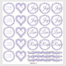 Casamento de Púrpura em Madeira Assorção 1 Die Cut