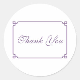 Adesivo Casamento De Quadrinhos De Deco Roxo Obrigado