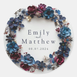 Adesivo Casamento de Romance em Profundo Woodland