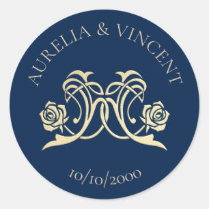 Adesivo Casamento de Rosas Reais Medieval