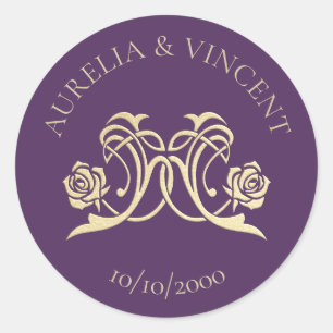 Adesivo Casamento de Rosas Reais Medieval