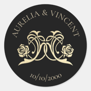 Adesivo Casamento de Rosas Reais Medieval