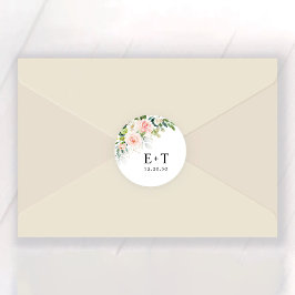 Adesivo Casamento de Rosas Rosa Escamosas Eetais