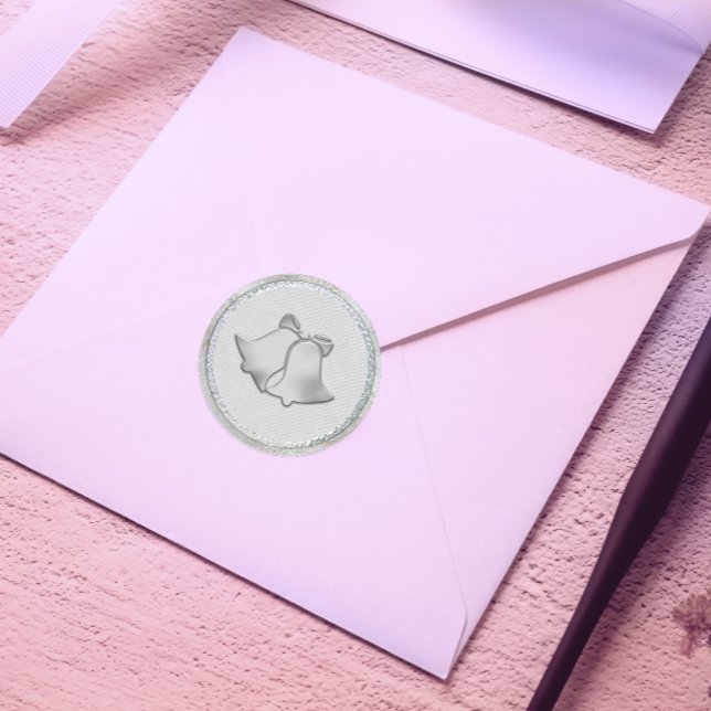 Adesivo Casamento de Sinos de Prata (Criador carregado)